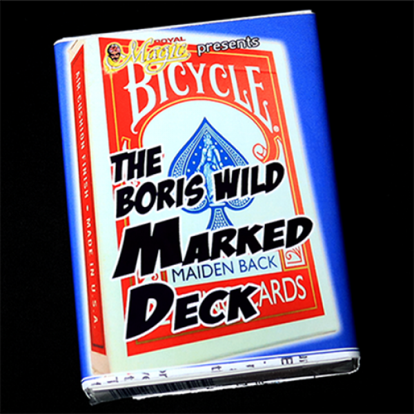 Boris Wild Marked Deck (bicycle) - red back
