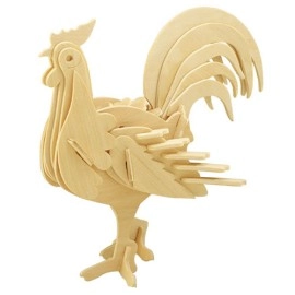 Wooden puzzle medium 3D 