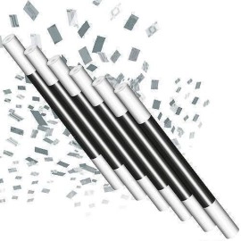 Climax Wand - Confetti silver