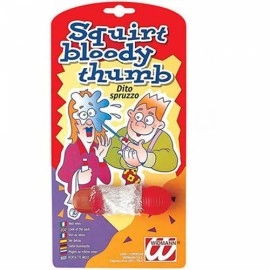 Squirt bloody thumb