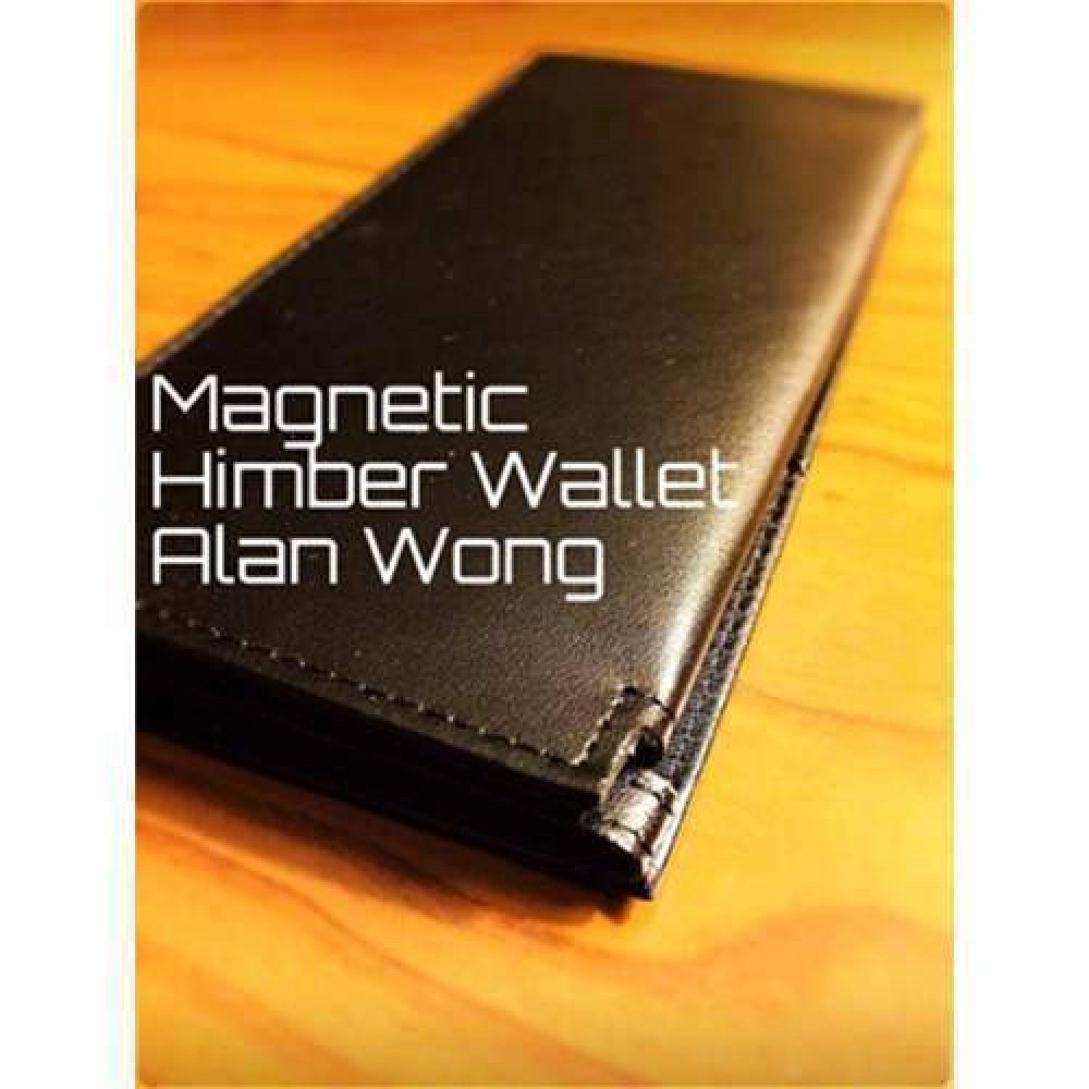 Leather Magnetic Himber Wallet by Alan Wong