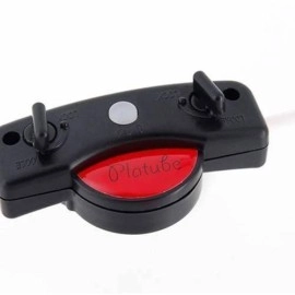 1 Pair LED Flashing Shoe Platube Laces (Red)