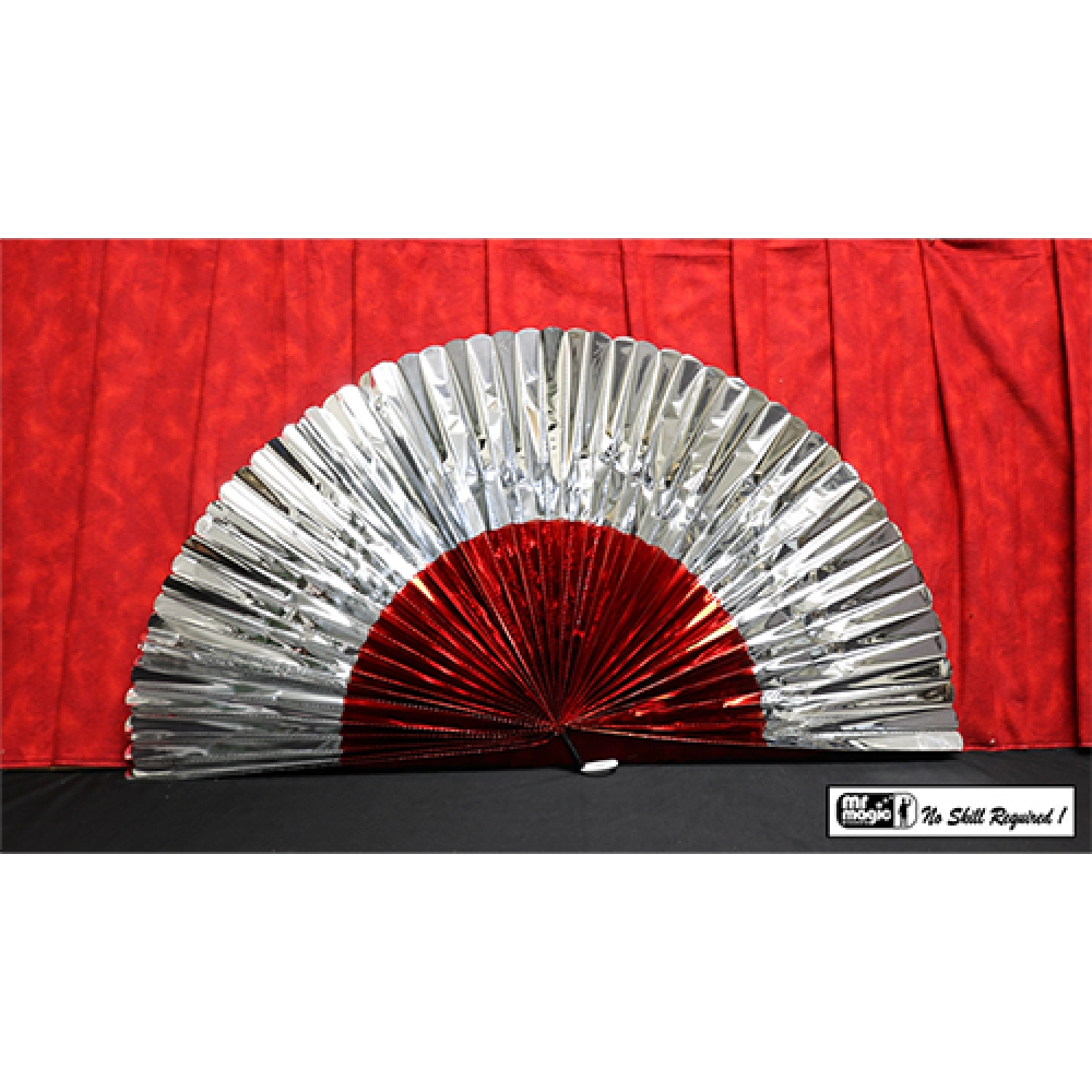 Production Fan Rolex 1" x 18" (Red and White) by Mr. Magic 