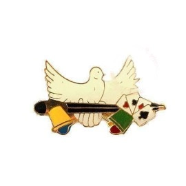 Magic pin - Dove