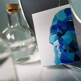 Spielkarten Memento Mori Blue Playing Cards