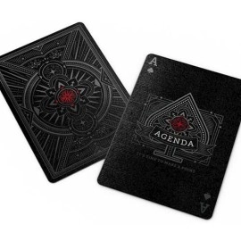 Spielkarten Agenda Black Playing Cards