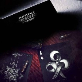Spielkarten Black Club Artifice Deck by Ellusionist - Silver