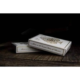 Spielkarten White Artisans Deck by Theory11 - with SOLOMAGIA Card Bag