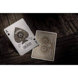 Spielkarten White Artisans Deck by Theory11 - with SOLOMAGIA Card Bag