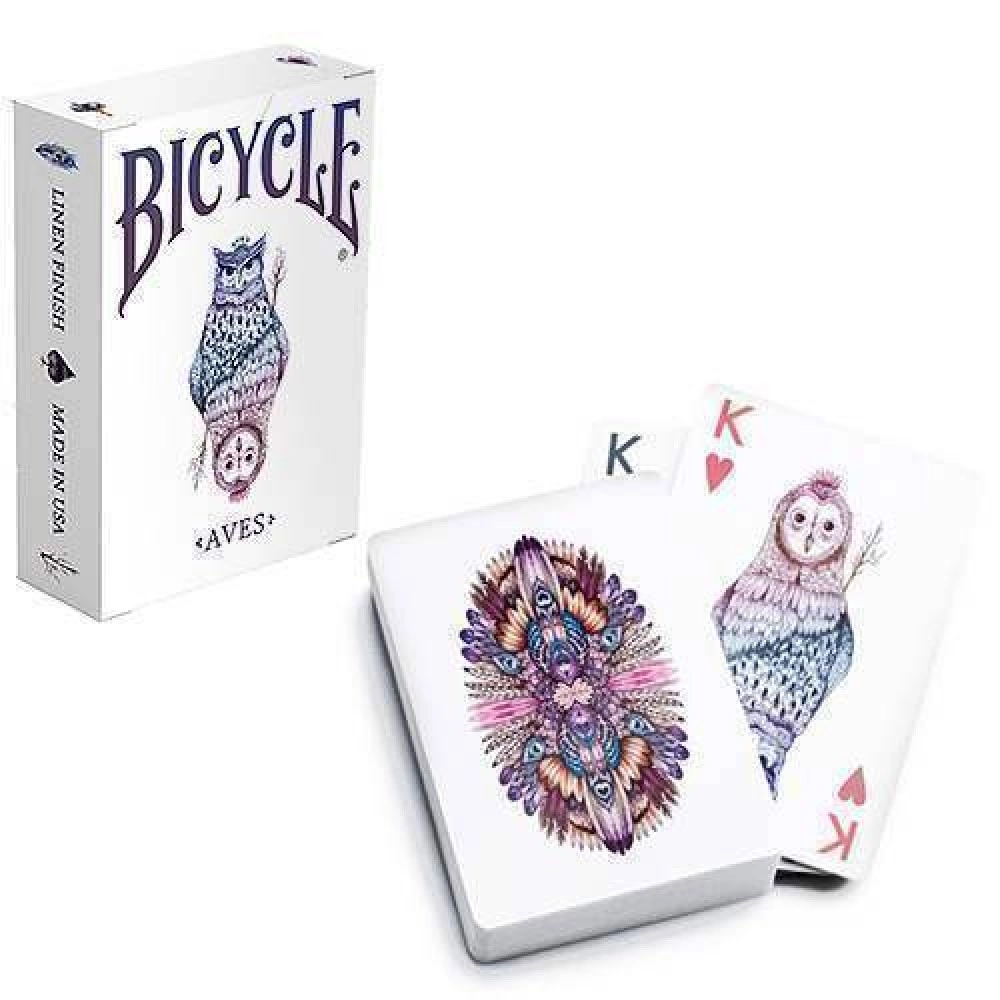 Spielkarten Bicycle - Aves V2 - white box