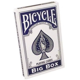 Spielkarten Bicycle Jumbo Big Box Standard - blue back