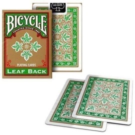 Spielkarten Bicycle - Leaf Back - Green