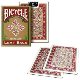 Spielkarten Bicycle - Leaf Back - Red
