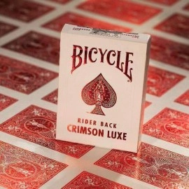 Spielkarten Bicycle - MetalLuxe Crimson Rider Back by US Playing Card Co