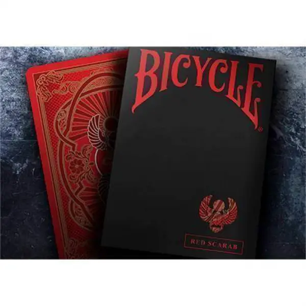 Bicycle Scarab (Red) Playing Cards by Crooked King...