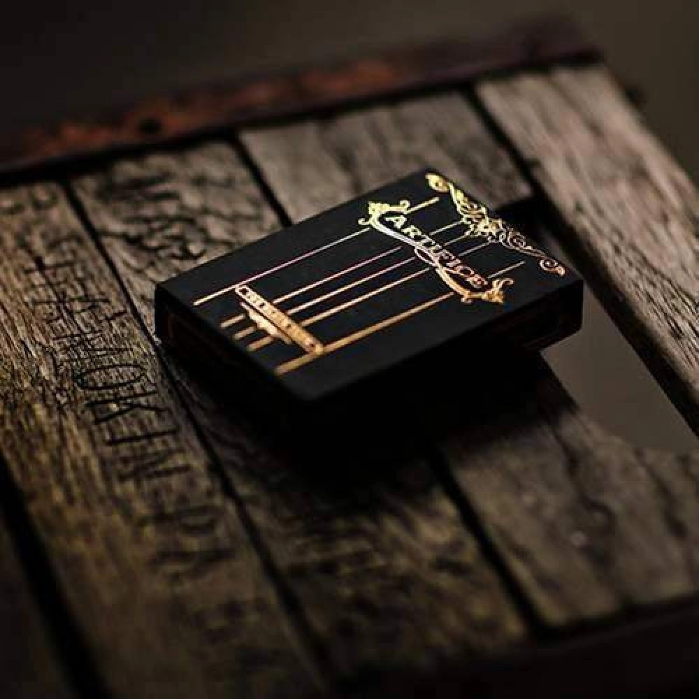 Spielkarten Black Club Artifice Deck by Ellusionist - Gold