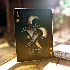 Spielkarten Black Club Artifice Deck by Ellusionist - Gold