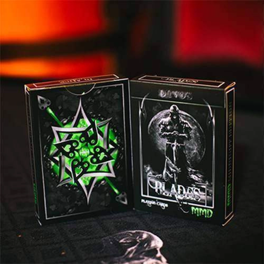 Spielkarten Blades Bloodspear Emerald Edition by World Card Experts 