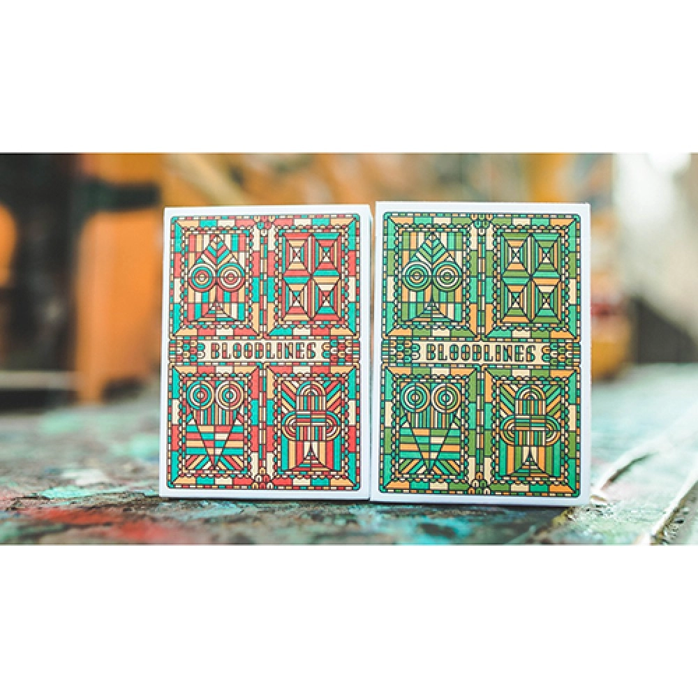 Spielkarten Bloodlines (Emerald Green) Playing Cards by Riffle Shuffle