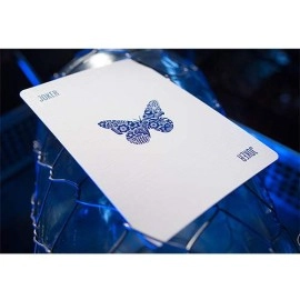 Butterfly Playing Cards Marked (Blue) by Ondrej Psenicka