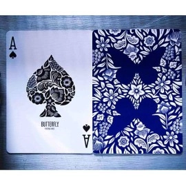 Butterfly Playing Cards Marked (Blue) by Ondrej Psenicka