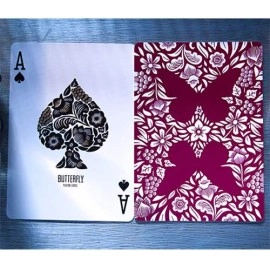 Butterfly Playing Cards Marked (Red) by Ondrej Psenicka
