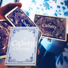 Spielkarten Cardistry Calligraphy - Blue