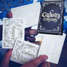 Spielkarten Cardistry Calligraphy - Golden