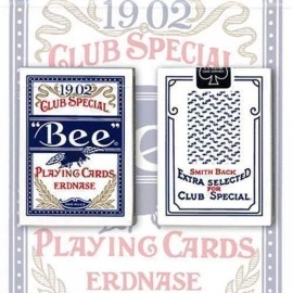 Spielkarten Erdnase 1902 Bee Playing Cards - Blue Smith No. 2 Back (Cambric Finish) - Limited Edition by Conjuring Arts