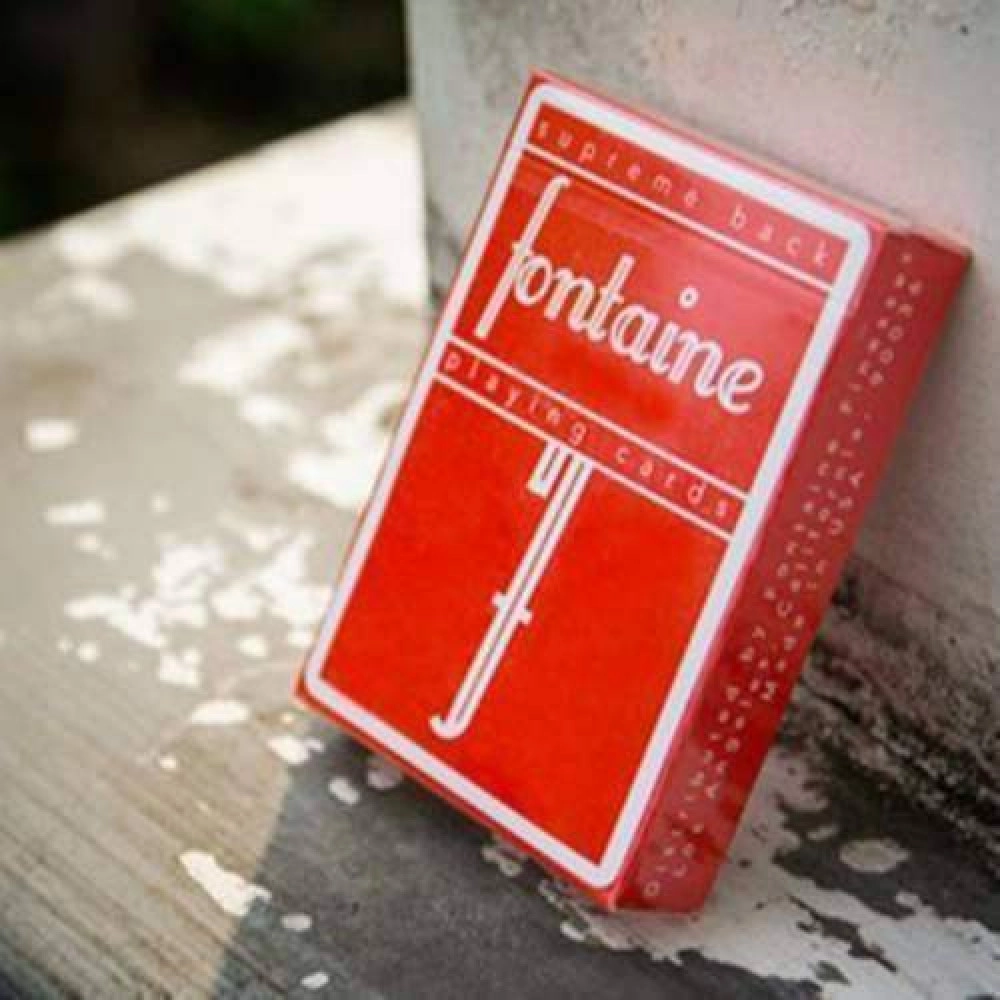 Spielkarten Red Fontaine Deck - discontinued