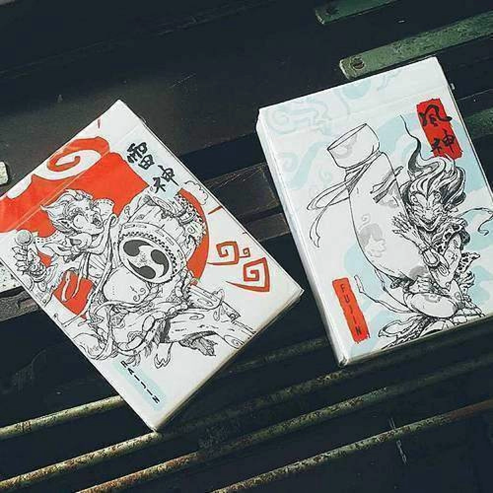 Spielkarten Raijin Playing Cards by BOMBMAGIC - (Fujin & Raijin)