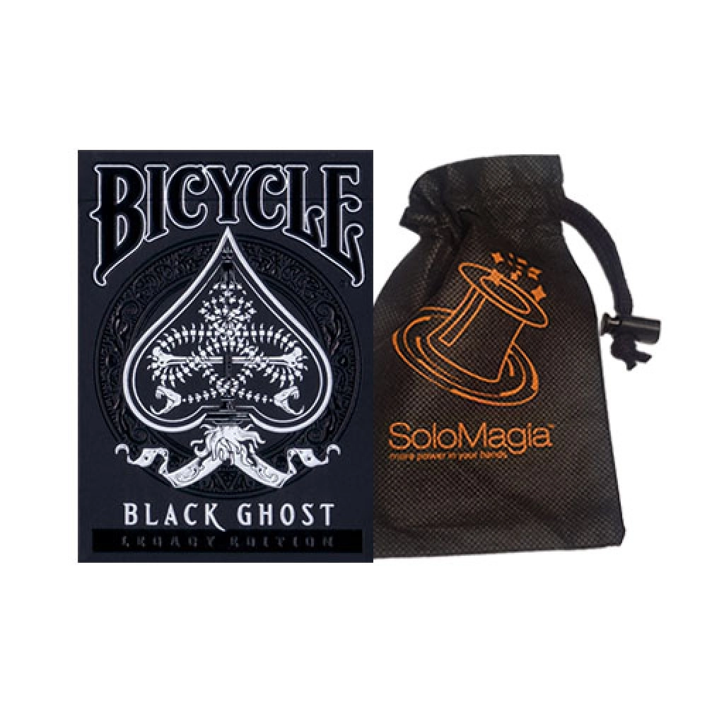 Spielkarten Black Ghost Legacy Edition - with SOLOMAGIA Card Bag