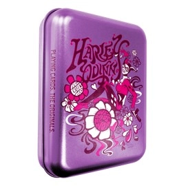 Spielkarten DC Super Heroes - Harley Quinn Playing Cards - Tattoo Tin Boxes Display