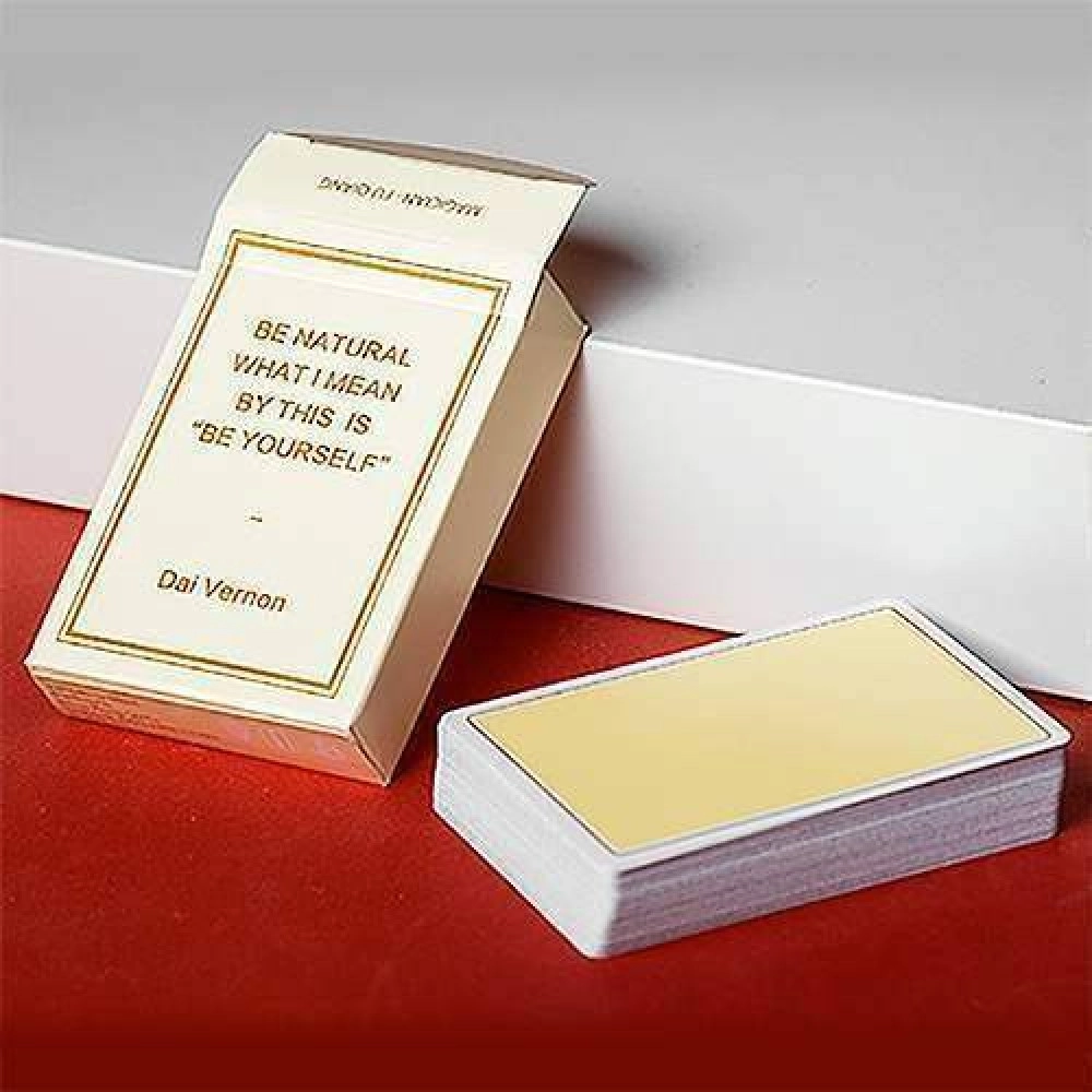 Spielkarten Magic Notebook by Bocopo Playing Card Company - Limited Edition Champagne