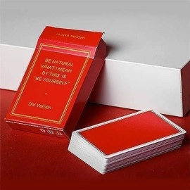 Spielkarten Magic Notebook by Bocopo Playing Card Company - Limited Edition Red