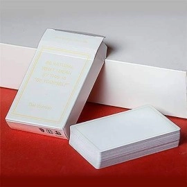 Spielkarten Magic Notebook by Bocopo Playing Card Company - Limited Edition White