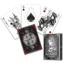 Spielkarten Alice of Wonderland deck - Silver
