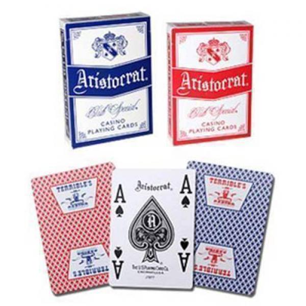 Spielkarten Aristocrat - Terrible's Lakeside casinò - Rückseite Rot