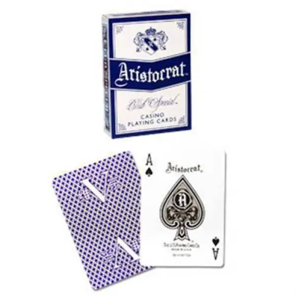 Spielkarten Aristocrat - V - Rückseite Blau
