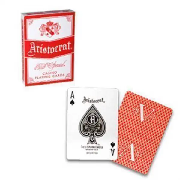 Spielkarten Aristocrat - V - Rückseite Rot