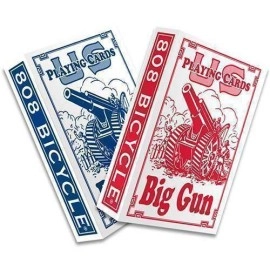 Spielkarten Bicycle Big Gun - Rückseite rot