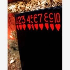 Kartenspiel Bicycle - Black Deck Tiger Red von Ellusionist