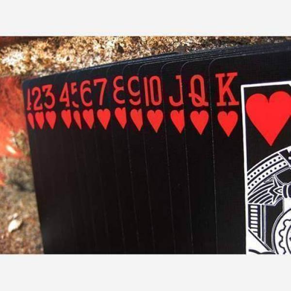 Kartenspiel Bicycle - Black Deck Tiger Red von Ellusionist