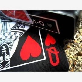 Kartenspiel Bicycle - Black Deck Tiger Red von Ellusionist