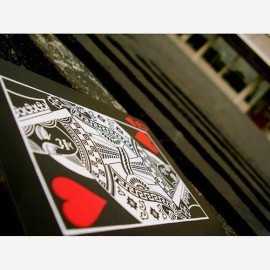 Kartenspiel Bicycle - Black Deck Tiger Red von Ellusionist