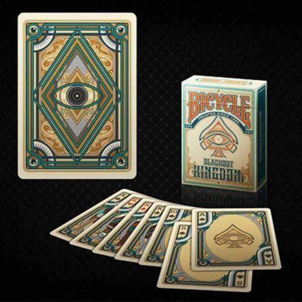 Spielkarten Bicycle Blackout Kingdom Deck (Light Shade) by Gambler's Warehouse