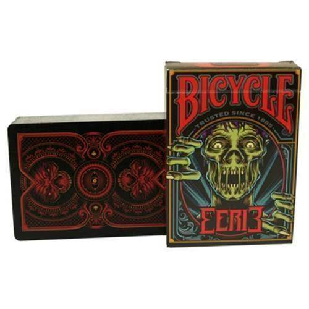 Spielkarten Bicycle Eerie Deck (Red) by Gambler's Warehouse
