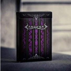 Kartenspiel Bicycle Artifice zweite Auflage  - rückseite violett von Ellusionist