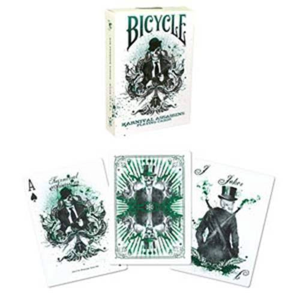 Spielkarten Bicycle - Karnival assassins Green