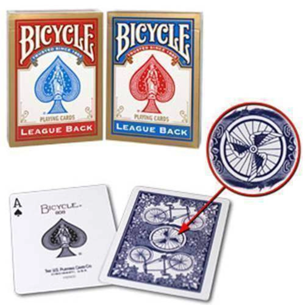 Spielkarten Bicycle League Back - Blue